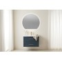 Olive Semi Circle LED Touch Mirror with Demist 700x800x30mm