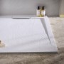 Slate Shower Tray Matte White 1200X900mm