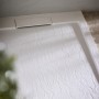 Slate Shower Tray Drain Matte White