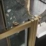 S6 Brushed Brass Sliding Door 1200mm