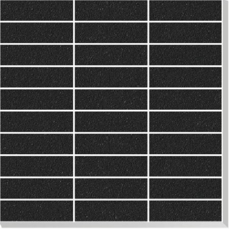 MATT SUPER BLACK MOSAICS 30X30CM