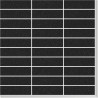 MATT SUPER BLACK MOSAICS 30X30CM