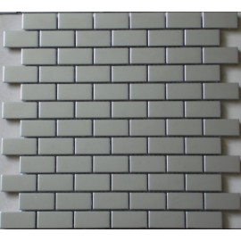 Brushed Stainless Steel Mosaic Brick