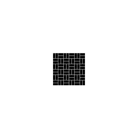 Speckled Super Black Polished Porcelian Mosaic 30x30