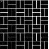 Speckled Super Black Polished Porcelian Mosaic 30x30