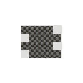 Argento Metallico Polished Mosaic  7.5x15 ARGENTO METALLICO 7.5x15