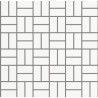 Matt Super White Mosaic