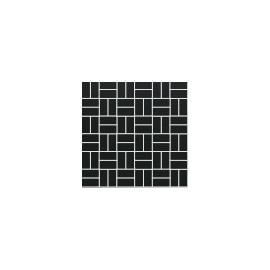(108M) Matt Super Black Mosaics 'T' MATT SUPER BLACK MOSAICS 30X30 T
