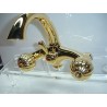 (B105-G) External Bath Mixer with Duplex and Shower Gold