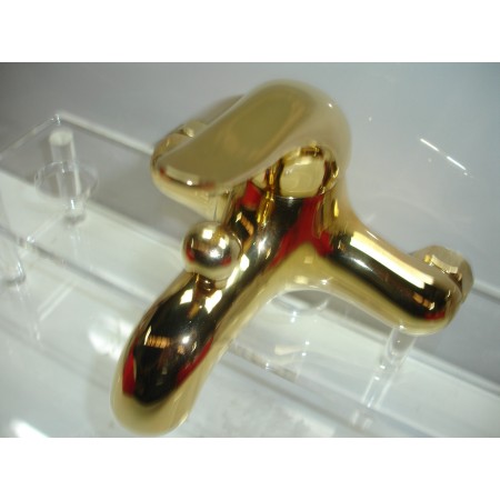(ART105-G) Antica External Single Lever bath Mixer with automatic diverter,duplex and shower Gold