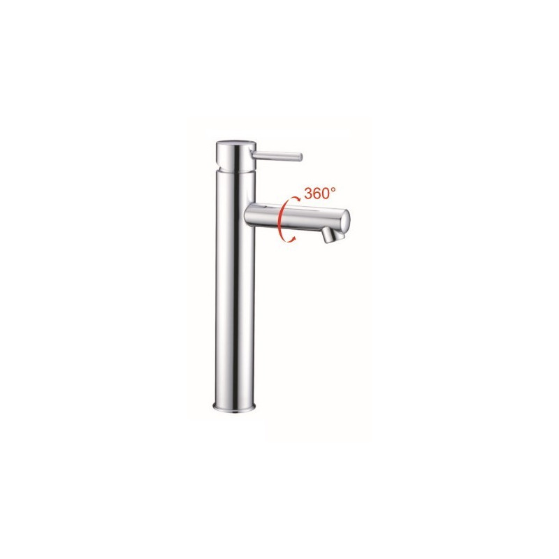 CLARO STB526 Tall Basin Mixer With Clicker Waste