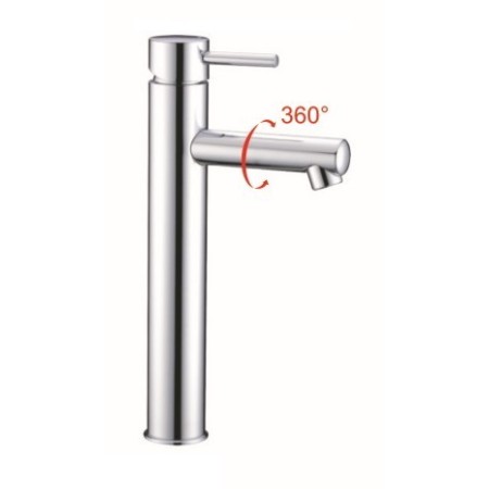 CLARO STB526 Tall Basin Mixer With Clicker Waste