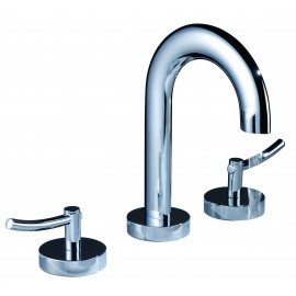 LUTRY STB518 3 Hole Basin Mixer With Clicker Waste