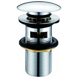 STW600H - Basin Dome Click Clack Waste - Slotted STW600H - Basin Dome Click Clack Waste - Slotted